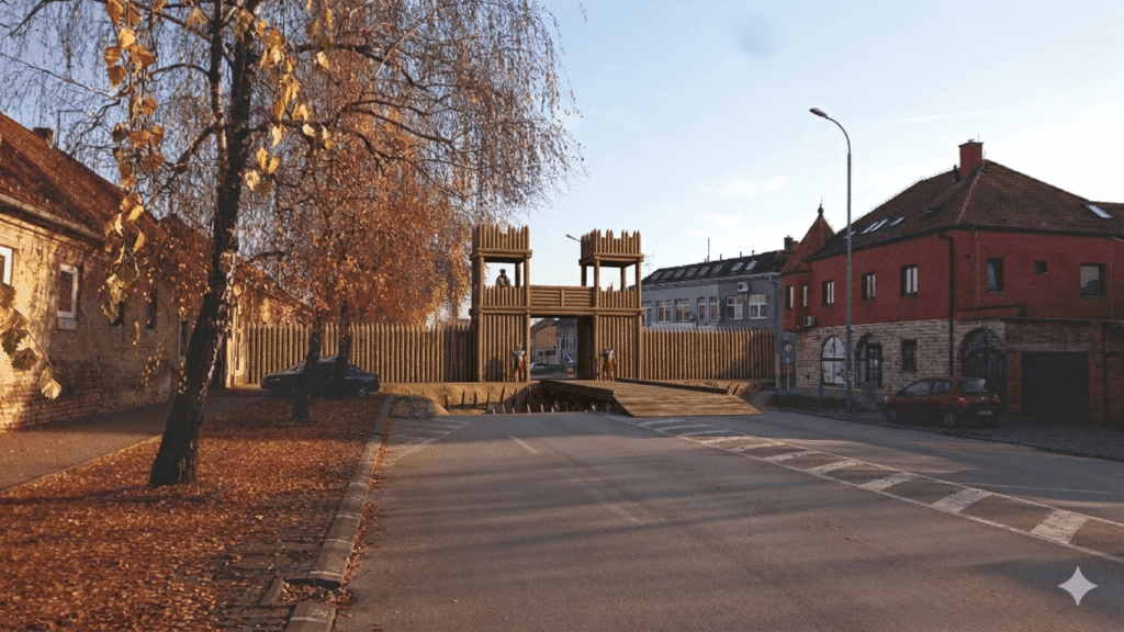 Cibalae; Vinkovci; antika; palisada